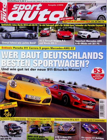 Deckblatt Sport Auto (02/2016)